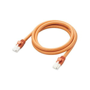 �y3�Z�b�g�z �G���R�� LAN�P�[�u�� CAT6A 1m ���� 10Gbps �X�g���[�g �ܐ܂�h�~ �I�����W LD-GPAT/DR1/RSX3
