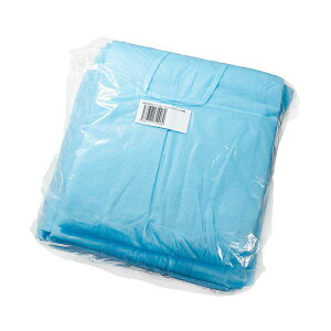 (まとめ)アマノ アイソレーションガウン ブルーAM-CF009 1パック(10枚)【×10セット】