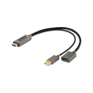 yzStarTech.com fBXvCϊP[u 30cm O[ 128-HDMI-DISPLAYPORT 1