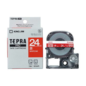 KING JIM(�L���O�W��) �e�v��PRO�e�[�v�r�r�b�h 24mm �� KJ-SD24R