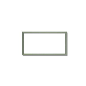 〔 長方形額 〕 木製額 カラー長方形額 350×200mm グリーン 縦横兼用額 カラー4色展開 額 額縁 フレーム