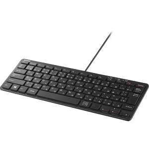 �o�b�t�@���[ USB�ڑ� �L���R���p�N�g�L�[�{�[�h �u���b�N BSKBU300BK