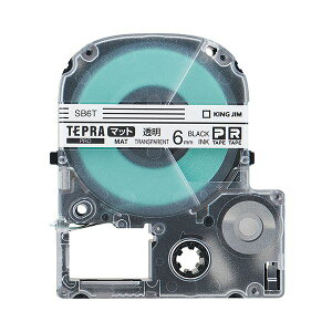 �i�܂Ƃ߁j �L���O�W�� �e�v�� PRO �e�[�v�J�[�g���b�W �}�b�g���x�� 6mm �����^������ SB6T 1�� �y×5�Z�b�g�z