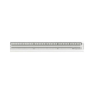 (まとめ) グランデ方眼みぞ付カッティング直線定規 GCT-30 1本入 【×5セット】