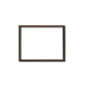 〔 木製額 〕 デッサン額 太子サイズ 379×288mm ブラウン 壁掛けひも付き UVカットアクリル 木製 フレーム 額縁 額