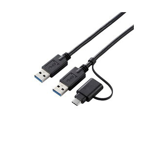 GR f[^ڍsP[u USB3.0 Windows-MacΉ Type-CA_v^t 1.5m ubN UC-TV6BK