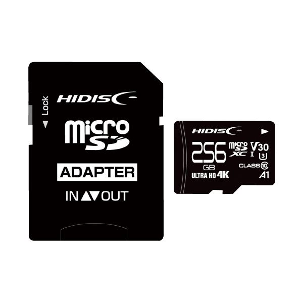 送料無料 5％OFF microSDXCカード 注目ブランドのギフト HDMCSDX256GCL10V30 256GB