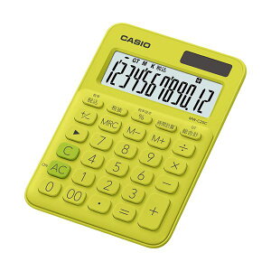�i�܂Ƃ߁j�J�V�I �J���t���d�� �~�j�W���X�g�^�C�v12�� ���C���O���[�� MW-C20C-YG-N 1��y×5�Z�b�g�z