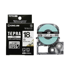 �i�܂Ƃ߁j�L���O�W�� �e�v�� PRO �e�[�v�J�[�g���b�W ��������\��Ă͂����郉�x�� 18mm ��/������ SS18KEW-AL 1�� �y×3�Z�b�g�z
