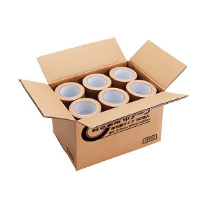 TANOSEE 軽包装用布テープ 無包装タイプ 50mm×25m 1セット(90巻:30巻×3箱)