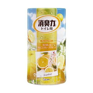 (まとめ)エステー トイレの消臭力 グレープフルーツ 400ml 1セット(5個)【×10セット】