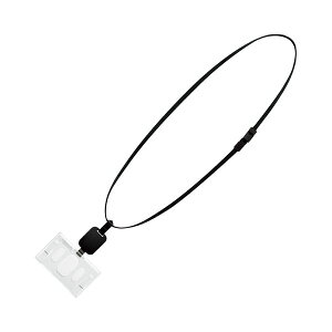 (まとめ) コクヨ 吊り下げ名札セット(リール式・ハードケース)(アイドプラス) ID・ICカード用 黒 ナフ-R280D 1個 【×30セット】