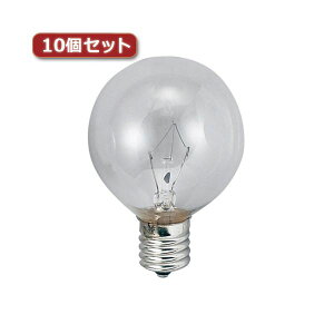 �i�܂Ƃ߁jYAZAWA �x�r�[�{�[���� G50 E17 60W �N���A10�Z�b�g G501760CX10�y×2�Z�b�g�z