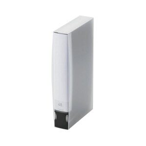(まとめ) エレコム DVD/CD用ディスクファイル 48枚収納 ブラック CCD-FS48BK 1個 【×10セット】