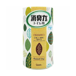 (まとめ)エステー トイレの消臭力 フィンランドリーフ 400ml 1セット(5個) 【×3セット】