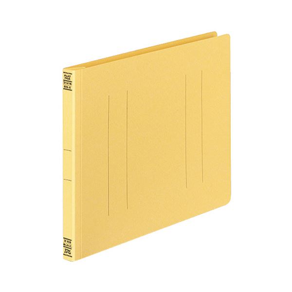 (まとめ) コクヨ フラットファイルV(樹脂製とじ具) B5ヨコ 150枚収容 背幅18mm 黄 フ-V16Y 1パック(10冊) 【×10セット】：ワールドデポ