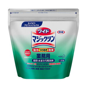 (まとめ)花王 ワイドマジックリン 業務用1.2kg 1個【×5セット】