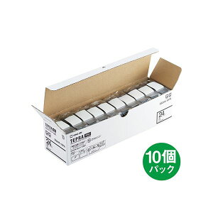 (�܂Ƃ߁j�L���O�W�� �e�v�� PRO�e�[�v�J�[�g���b�W 24mm ��/������ �G�R�p�b�N SS24K-10PN 1�p�b�N(10��)�y×3�Z�b�g�z