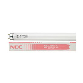 NEC 蛍光ランプ ライフライン 直管グロースタータ形 15W形 白色 FL15W/4K-L 1パック(4本) 【×10セット】