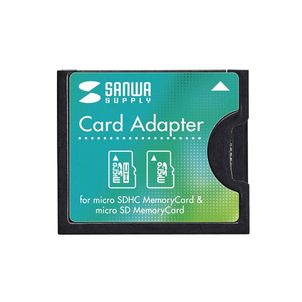 microSDカードをコンパクトフラッシュに変換 卓出 送料無料 サンワサプライ 開店記念セール microSD用CF変換アダプタ ADR-MCCF