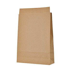 TANOSEE 宅配袋 大 茶封かんテープ無し 1セット(400枚:100枚×4パック)