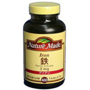 �y400���z�l�C�`���[���C�h Nature Made �S �A�C�A�� IRON 400�� �T�v�������g