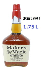 Maker’s Mark メイカーズマーク 1750ml ウイスキー 大容量 1.75L パーティーサイズ ウィスキー メイカーズ バーボン グレーン モルト サントリー アメリカ