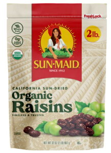 TCh I[KjbN[Y Sun Maid Organic Raisins, 64 Ounce uhE N h{ َq  H hCt[c RXgR