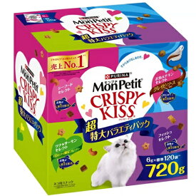 モンプチ クリスピーキッス 6g x 120 ネコ 猫 ねこ 保管 タンパク質 お肉 お魚 美味し 贅沢 おやつ 栄養 キャットフードキャットフード 缶詰 Inaba Cat Food Maehama Fish Bonito Can Assortment