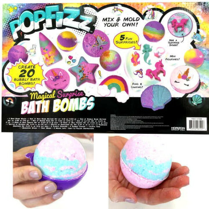 楽天市場 手作り マジック バスボム 入浴剤 Bath Bombs 約個分 Popfizz 日本語取説付き メイキングセット おもちゃ 作るおもちゃ 手作り入浴剤 バスタイム プレゼント サプライズ ワールドデポ