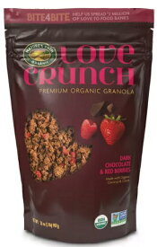 【907g】ネイチャーズパス ラブクランチ オーガニック グラノーラ 907g NATURES PATH FOODS ダークチョコ&レッドベリー オーガニック グラノーラ 朝食 おやつ 小腹 間食