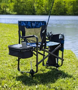 ティンバーリッジ フィッシング ディレクターズチェア 釣り 収納 省スペース 屋内外 キャンプ アウトドア イベント BBQ