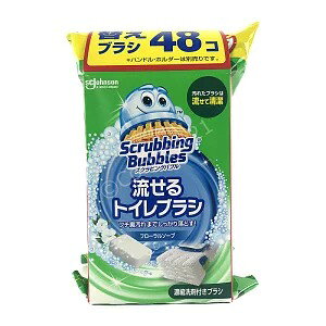 y 48z XNrOou gCuV tւ 48 Scrubbing Bubbles Flushabel Toilet Brush gCuV ĝ gC| gC lߑւ