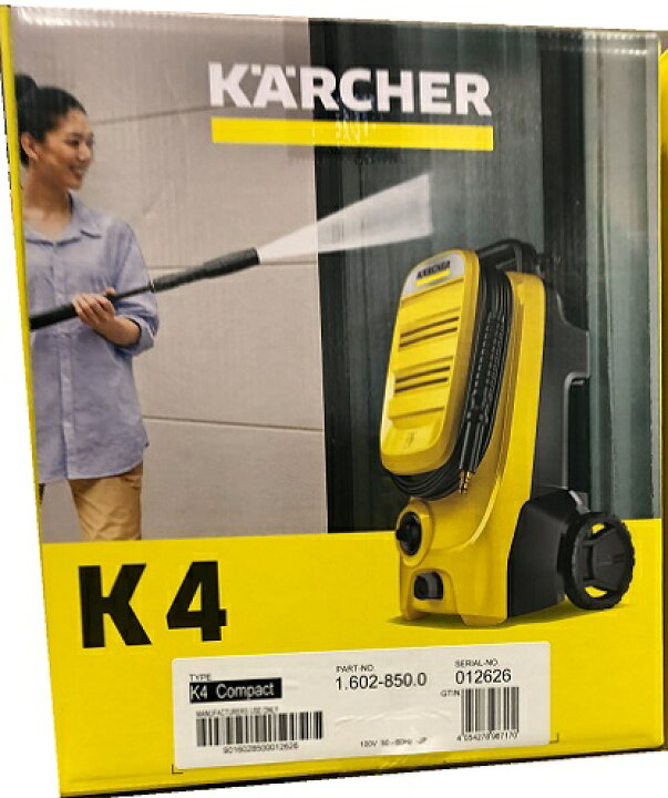楽天市場】KARCHER ケルヒャー K4コンパクト 高圧洗浄機 50/60Hz 