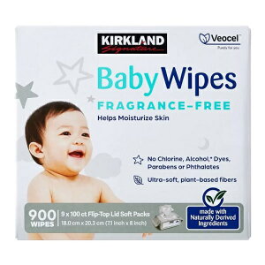 y900zJ[NhVOl`[ Ԃp ӂ 100 x 9 唻E Kirkland Signature Baby Wipes Ԃ ӂt oYj qpi EFbgeBbV  ybg 