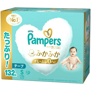 pp[X ͂߂Ă̔ւ̂΂ e[vSTCY (4-8kg) 132 (66x2pbN) ނ ނ oYj Pampers Hadaichi Tape XgbN a j
