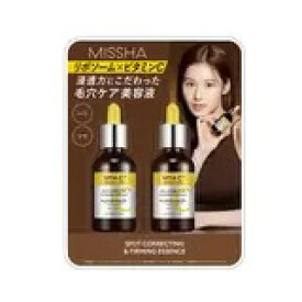 【2本】 ミシャ ビタシープラス 美容液 30ml x 2 MISSHA Vita C Spot Correcting & Firming Essence 韓国 美容 韓国コスメ スキンケア 基礎化粧品 美肌 毛穴 ビタミン コラーゲン