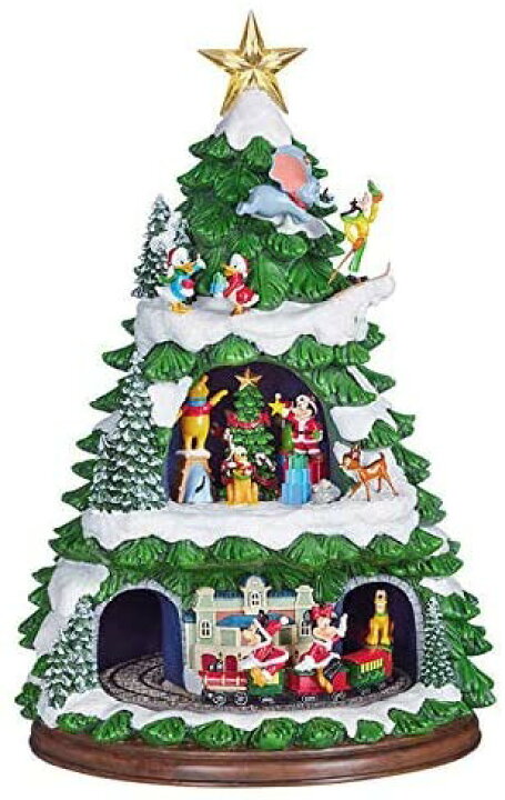 楽天市場】ディズニークリスマスツリー ローティングトレイン ライト 
