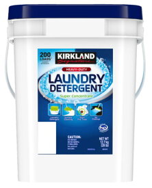 New カークランド KIRKLAND シグネチャー 粉末洗濯洗剤 12.7kg 約200回分 衣類 油汚れ シミ 床 清掃 弱アルカリ性 車庫