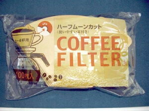 ドルフィンコーヒーフィルター2人用 【 カナエ紙工 】 【 台所用品 】 1点