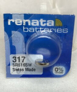 【レナータ電池】 317 SR516SW