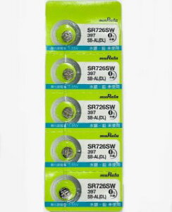 ムラタ電池【旧国内純正ソニー電池】 SR726SW/397 無水銀BT