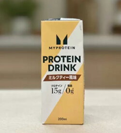【24本】マイプロテイン プロテインドリンク ミルクティ風味 200ml x 24本 高品質 ホエイ タンパク質 運動 ドリンク スポーツ栄養食品 フィットネス MYPROTEIN Ready to Drink Milktea Flavor