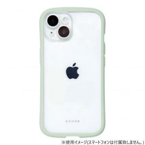 iPhone15��p�w�ʌ^�P�[�X Chrome-CLEAR Pistachio iP23-61-CHC09