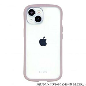 iPhone15��p�w�ʌ^�P�[�X Chrome-CLEAR Cocoa iP23-61-CHC10