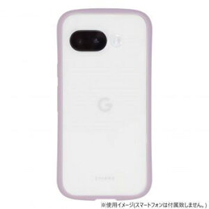 GooglePixel9a��p�w�ʌ^�P�[�X Chrome-CLEAR Cocoa GP9a-CHC10