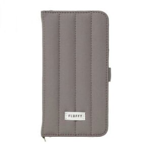 FLUFFY iPhone17��p�蒠�^�P�[�X Gray/�O���[ iP25-61-FFY02