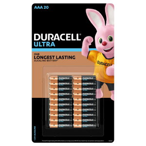 �f�����Z���@�E���g���P4�d�r�@20�{ DURACELL Ultra AAA Battery 20Pack