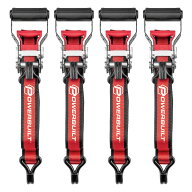 POWERBUILT タイダウンベルト 4個セット ラチェット付き RATCHET TIE DOWN BELT 4PC POWERBUILT RATCHET …