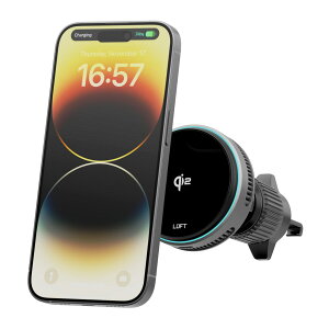LUFT Qi2�Ή� ���C�����X�ԍڏ[�d�� �X�}�z�z���_�[ �}���[�d iPhone Android �ԗp �J�[�A�N�Z�T���[ �}�O�l�b�g 15W �����[�d �ԓ�